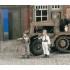 Figurines maquettes Mécaniciens tanks allemands, 2ème GM