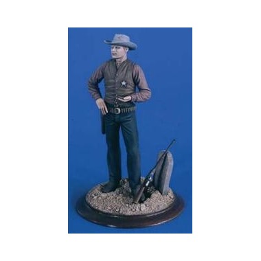 Figurine Gary Cooper dans "Le train sifflera trois fois"