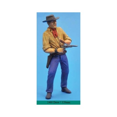 Figurine maquette Cow-Boy tirant