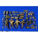 105mm Howitzer M101 WWII Crew-Ammo-Gear