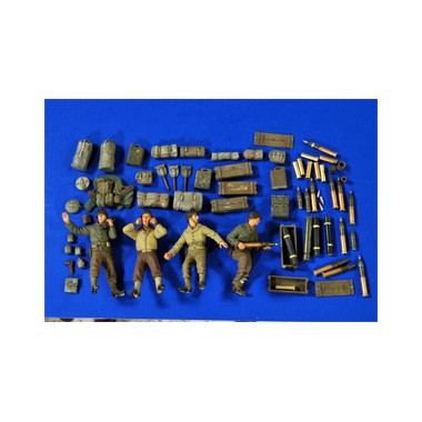 105mm Howitzer M101 WWII Crew-Ammo-Gear