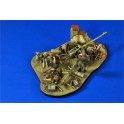 Maquette German 75mm Pak Gear-Ammo-Crew-Base