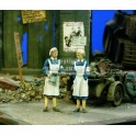 Figurines maquettes Nurses allemandes, 2ème GM