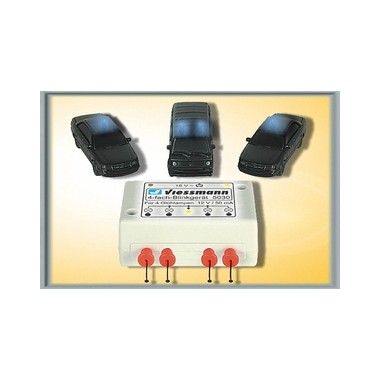Centrale clignotante pour 4 ampoules