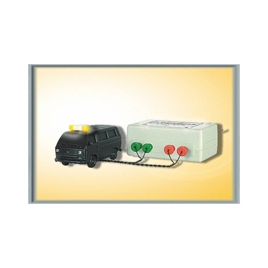 Centrale clignotante avec rampe lumineuse jaune