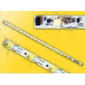 Eclairage intérieur wagons voyageurs, kit universel 11 LEDS jaunes