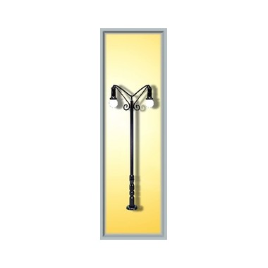 Lampadaire Art-Déco double