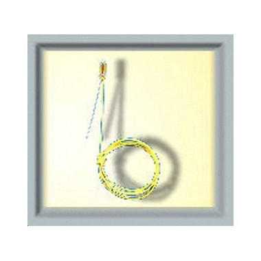 Ampoule jaune 16V 30 mA Diam.2,3 mm avec cable