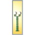Lampadaire boule double vert