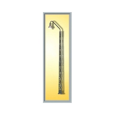 Lampadaire mat treillis, ampoule LED