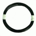 Cable electrique noir extra-fin Diam.0,6mm, fil 0,03mm2, long. 5m