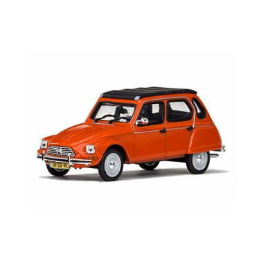 Miniature Citroen Dyane 6  Orange Tenere