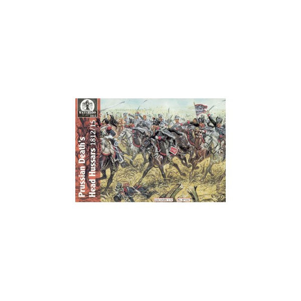 10 Hussards Prussiens En étain - Zinnfiguren - Bataille De Waterloo - 1:60 (30mm)