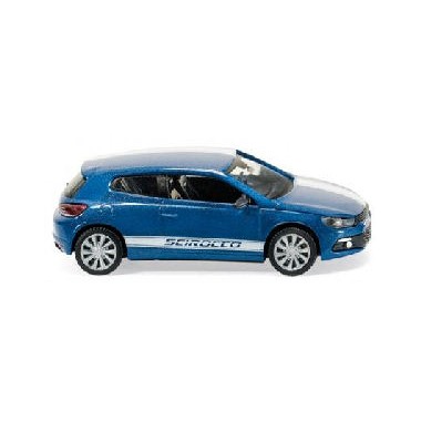 Miniature Volkswagen Scirocco bleu métallisé 