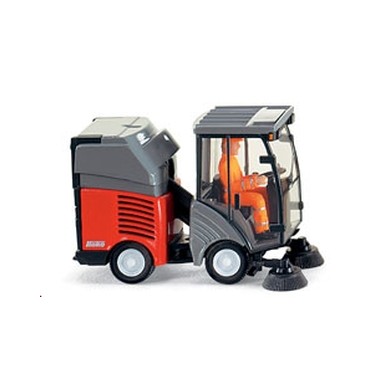 Miniature balayeuse Hako Citymaster 300, avec conducteur