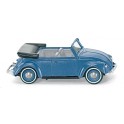 Miniature Volkswagen Coccinelle 1200 cabriolet bleue 1961