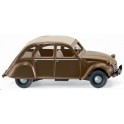 Miniature Citroen 2CV marron