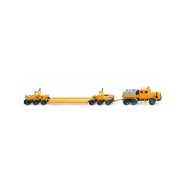 Miniature Kaelble 300PS avec remorque porte-chars