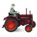 Miniature tracteur Hanomag R16 bordeaux 1953