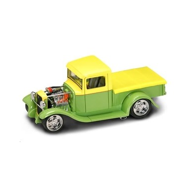Miniature Ford Pick-Up verte/jaune 1934