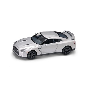 Miniature Nissan GT-R R35 gris métallisé