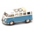 Miniature Volkswagen T1 Microbus bleu 1962