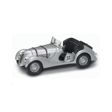 Miniature BMW 328 Gris métallisé 1940