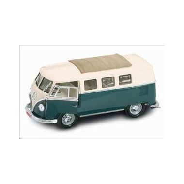 Miniature Volkswagen Microbus Vert foncé Toit ouvrant 1962