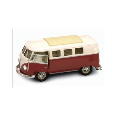 Miniature Volkswagen Microbus Rouge Toit ouvrant 1962