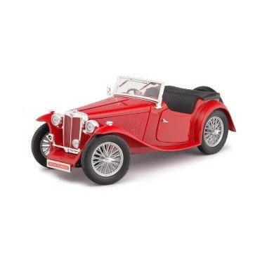 Miniature MG TC Midget rouge 1947