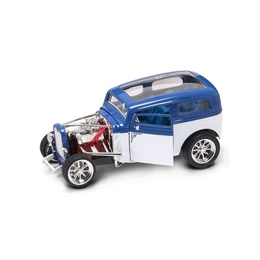 Miniature Ford Model A Custom blanche/bleue 1931