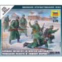 Figurines Infanterie allemande en Tenue Hivernale 