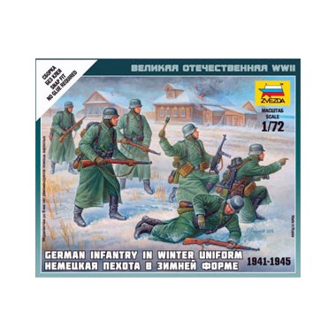 Figurines Infanterie allemande en Tenue Hivernale 
