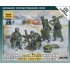 Figurines Mortier Allemand 80mm avec servants, Hiver 1941-45