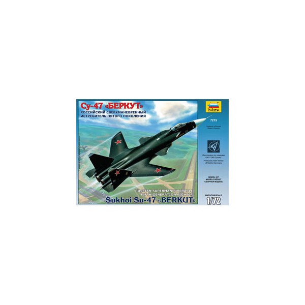 airplane Su-47 Berkut Russian avión escala 1/100 airplane Su-47 Berkut Russian avión escala 1/100