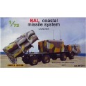 Maquette BAL coastal missile system launcher