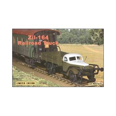 Maquette camion de chemin de fer soviétique ZiL-164