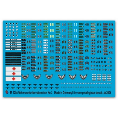 Décalques Wehrmacht uniform insignia No 3 