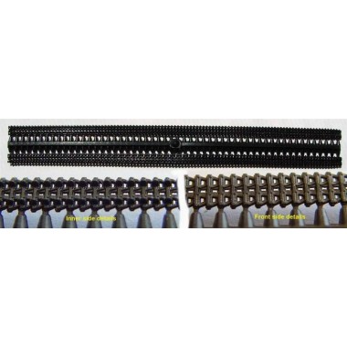 Photodecoupe Rubber tracks for Panzer type II