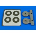 Hawker Typhoon wheels & paint mask