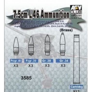 Panzer IV 75mm KwK L/46 Ammo