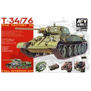 Maquette T-34/76 1942 Factory 112 Full Interior Kit