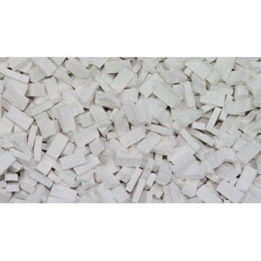 Briques (NF) blanches, 400 pièces