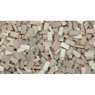 Briques (NF) mélange terre cuite, 400 pièces