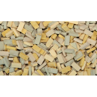 Briques (NF) mélange de beige, 200 pièces