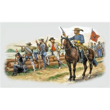 Figurines maquettes Troupes Confédérées