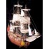 Maquette Endeavour, Trois mats de James Cook 1768