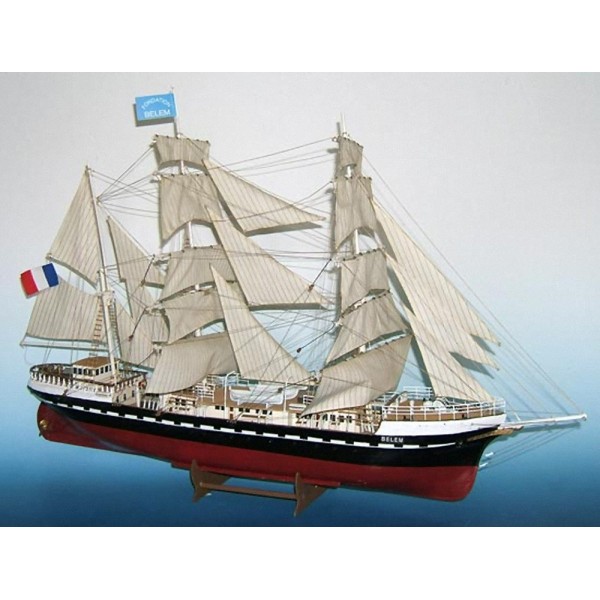 Maquette bateau en bois type 3 Mâts Barque