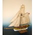 Maquette Le Renard, cotre corsaire de Surcouf 1812