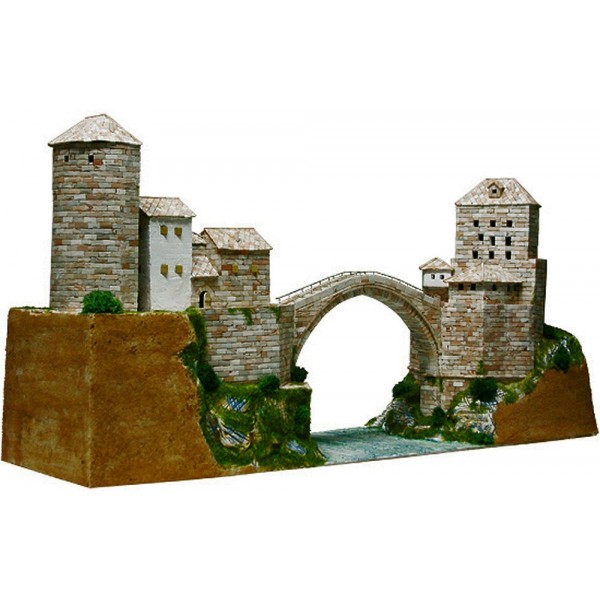 Maquette De Pont Droit En Métal Pour Train Miniature échelle HO - Occasion, Fabrication Française